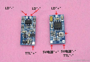 TTL Laser Diode Driver Board Drive 5V Supply 50-300mA.jpg